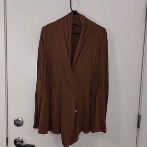 Chic Brown Women's Poncho
